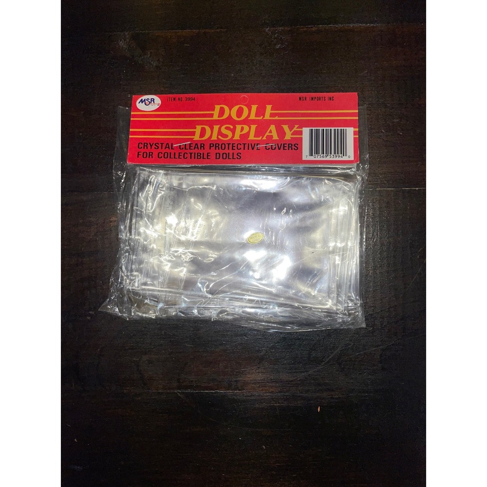 Vintage MSR Doll Display Crystal Clear Protective Covers‎ for Collectible Dolls